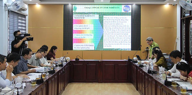 Quang cảnh nghiệm thu nhiệm vụ. Ảnh: TRỌNG LỢI